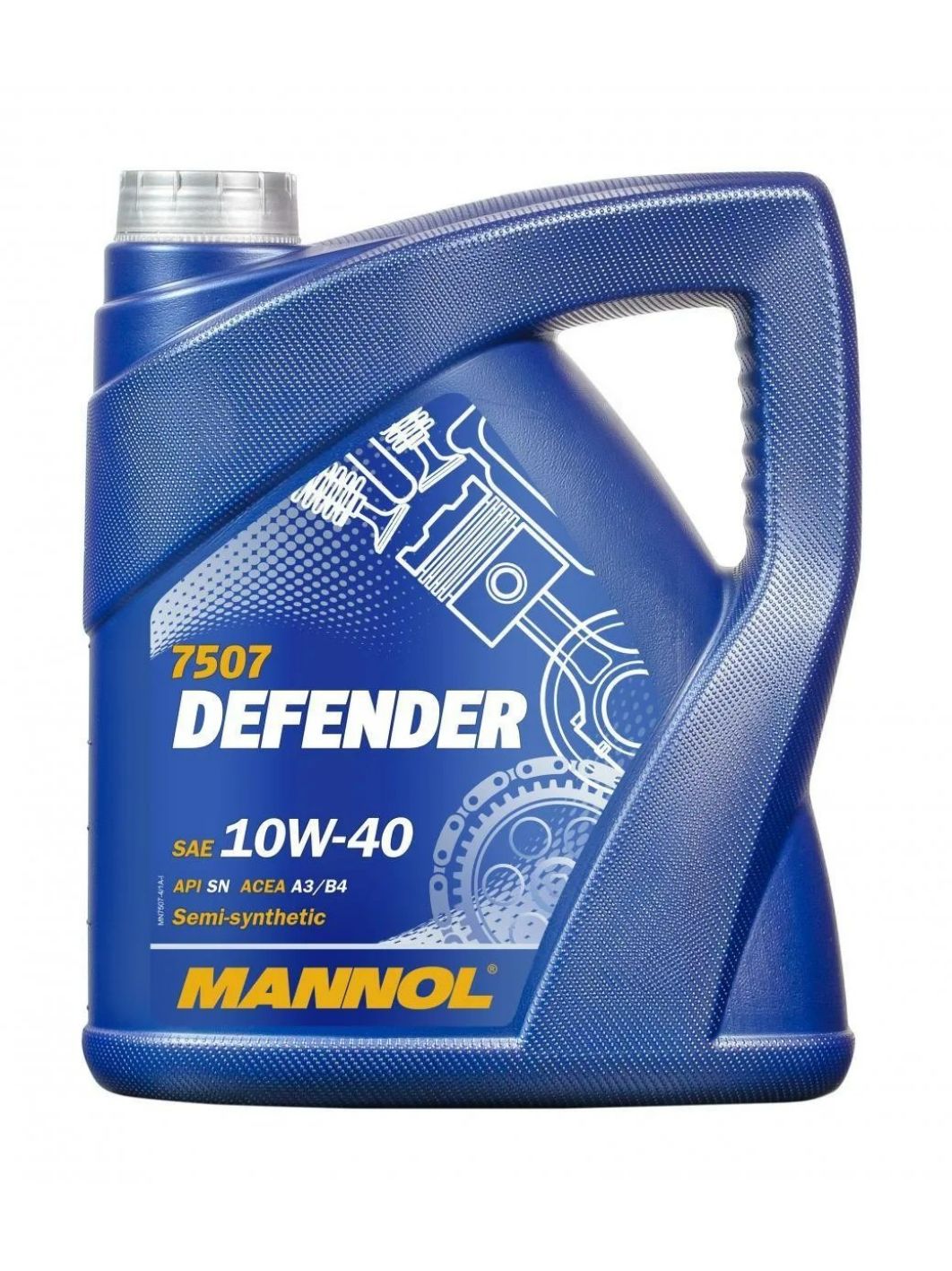 MANNOL Defender 10W40 7507 4л полусинтетическое моторное масло