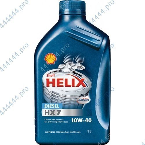 SHELL HELIX DIESEL HX7 10w40 1L полусинтетическое моторное масло