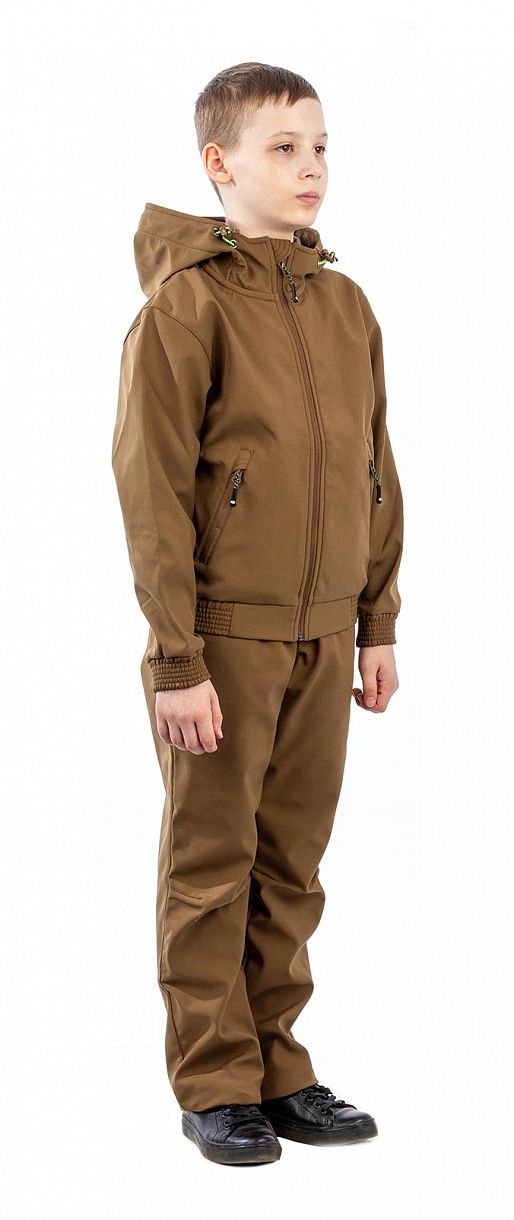 Костюм «Барс NEW» (полофлис,  коричневый) детский КВЕСТ (140-146 (9-11 лет)) м