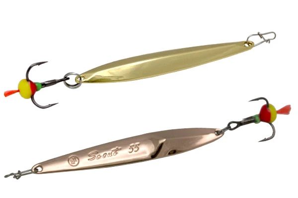 Блесна вертикальная ECOPRO "Scout" (65мм/7.5гр.) G/C