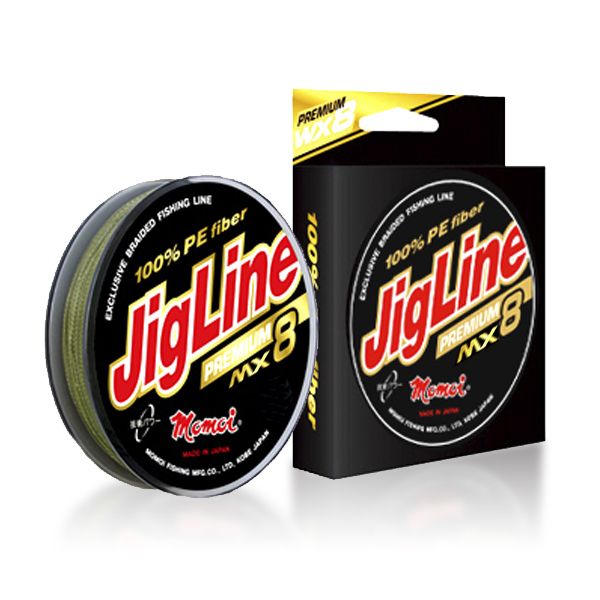 Шнур JigLine Premium WX8 0, 21 мм, 18 кг, 100 м,  хаки