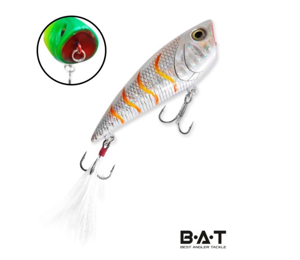 Воблер BAT Crow Pop ВТ059 (70 mm.; 7 g.; TopWater) # CS07