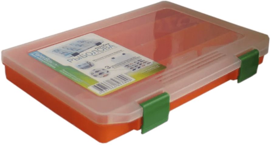 Коробка FisherBox 220 для приманок (220*160*20мм) Orange