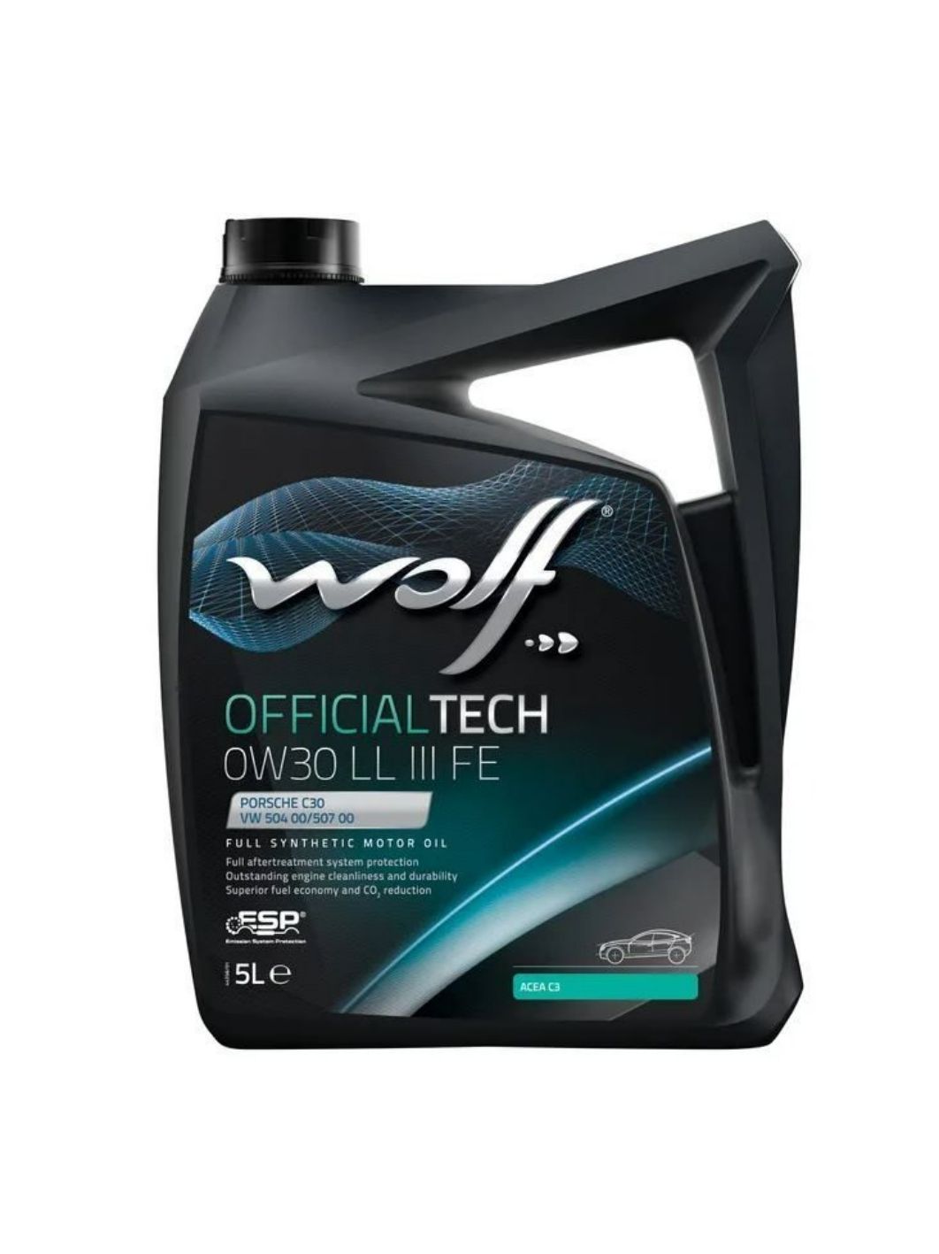 WOLF OFFICIALTECH 0W30 LL III FE 5л синтетическое моторное масло