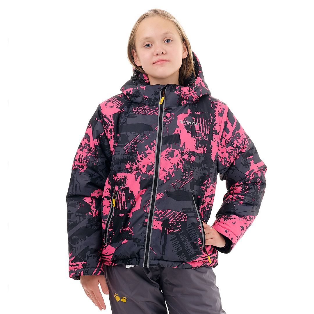 Куртка детская "Мегаполис" (таслан добби,  фуксия) Маугли (13-16лет рост 158-164) м