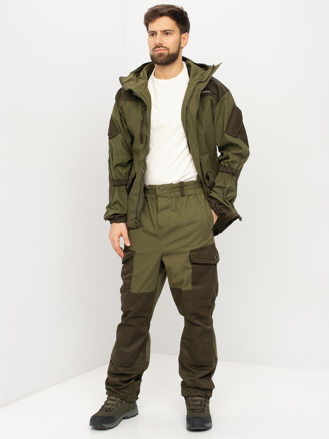 костюм летний горка-5 цвет зеленый ткань палатка/ грета (размер: 56-58, рост: 182-188) м