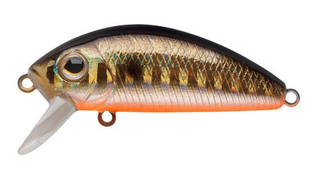 Воблер Минноу Strike Pro Mustang Minnow 45,  45 мм,  4, 5 гр,  Загл. 0, 2м.-0, 5м.,  Плавающий,  цвет: 613-713 Black Back Smoked OB,  (MG-002F#613-713)