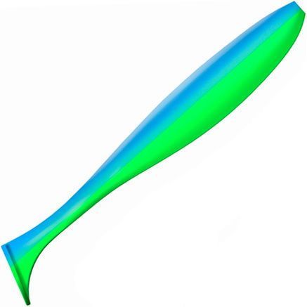 Приманка ZUB-IZI 125мм-5шт,  (цвет 020) синий верх-желтый низ