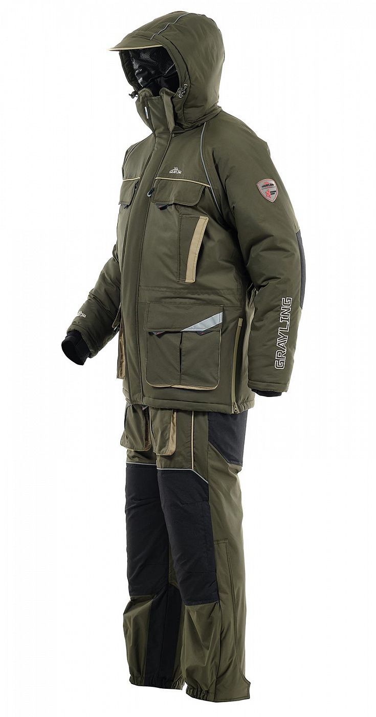 костюм «камчатка 2020» (таслан, хаки) grayling (р-р 48-50 рост 170-176)