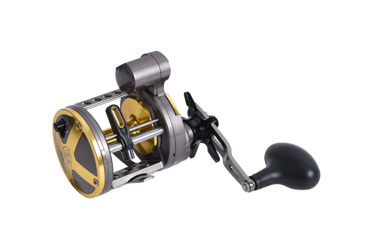 Катушка мультипликаторная Black Side TROLL PRO 300L (лев. рука)