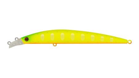 Воблер Минноу Strike Pro Top Water Minnow 110,  110 мм,  10, 5 гр,  Загл. 0, 2м.-0, 7м.,  Плавающий,  цвет: A178S Lemon Mat Tiger,  (JL-166F#A178S)