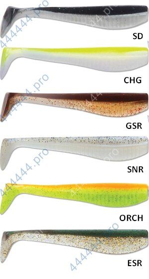 Риппер TriggerX Paddle Tail Minnow 3.5 в асс.