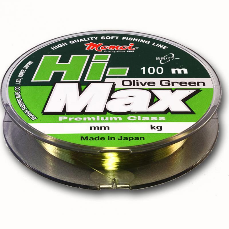 Леска Hi-Max Olive Green 0,60 мм, 30,0 кг,100 м (шт.)