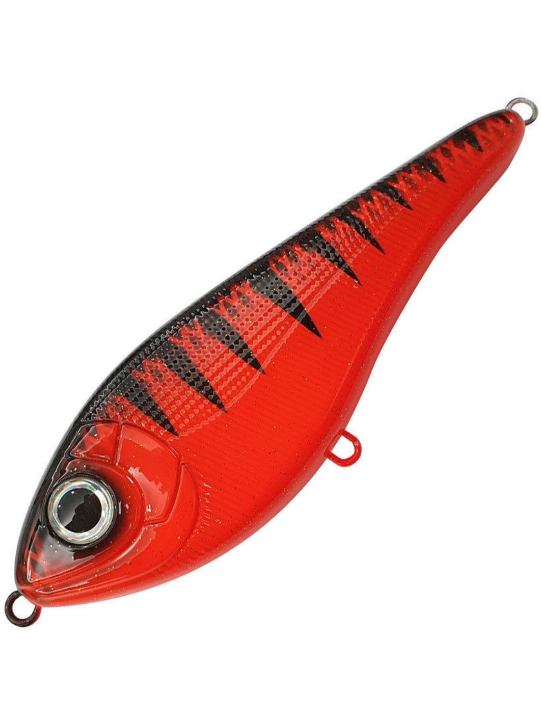 Воблер Джеркбейт Strike Pro Buster Jerk II Shallow Runner,  120 мм,  37 гр,  Загл. 0, 3м.-2, 0м.,  Медленно всплывающий,  цвет: C771 Red Devil,  (EG-049#C771)