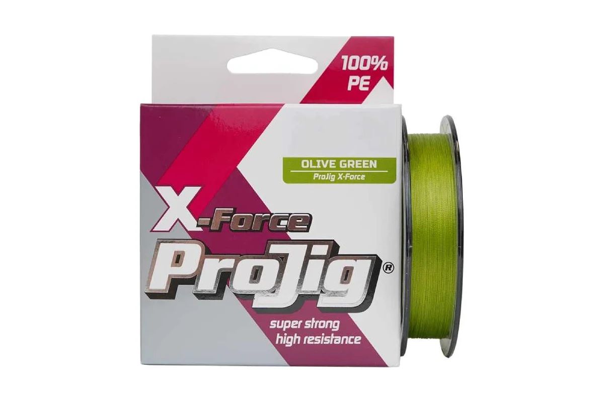 Шнур ProJig X8 Long Cast 0, 30 мм,  25, 0 кг,  150 м,  хаки
