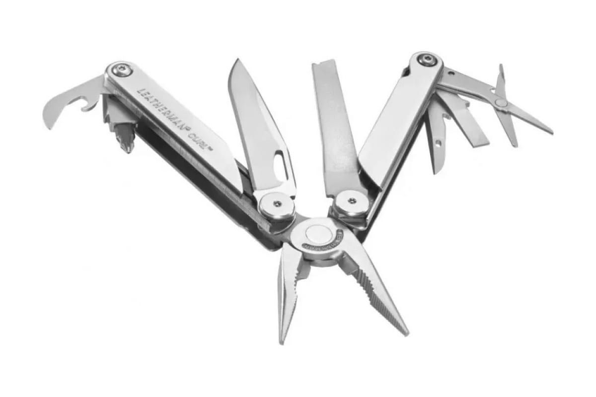 Мультитул LEATHERMAN Curl Stainless 15 инстр.,  7, 4/10 см,  чехол нейлон