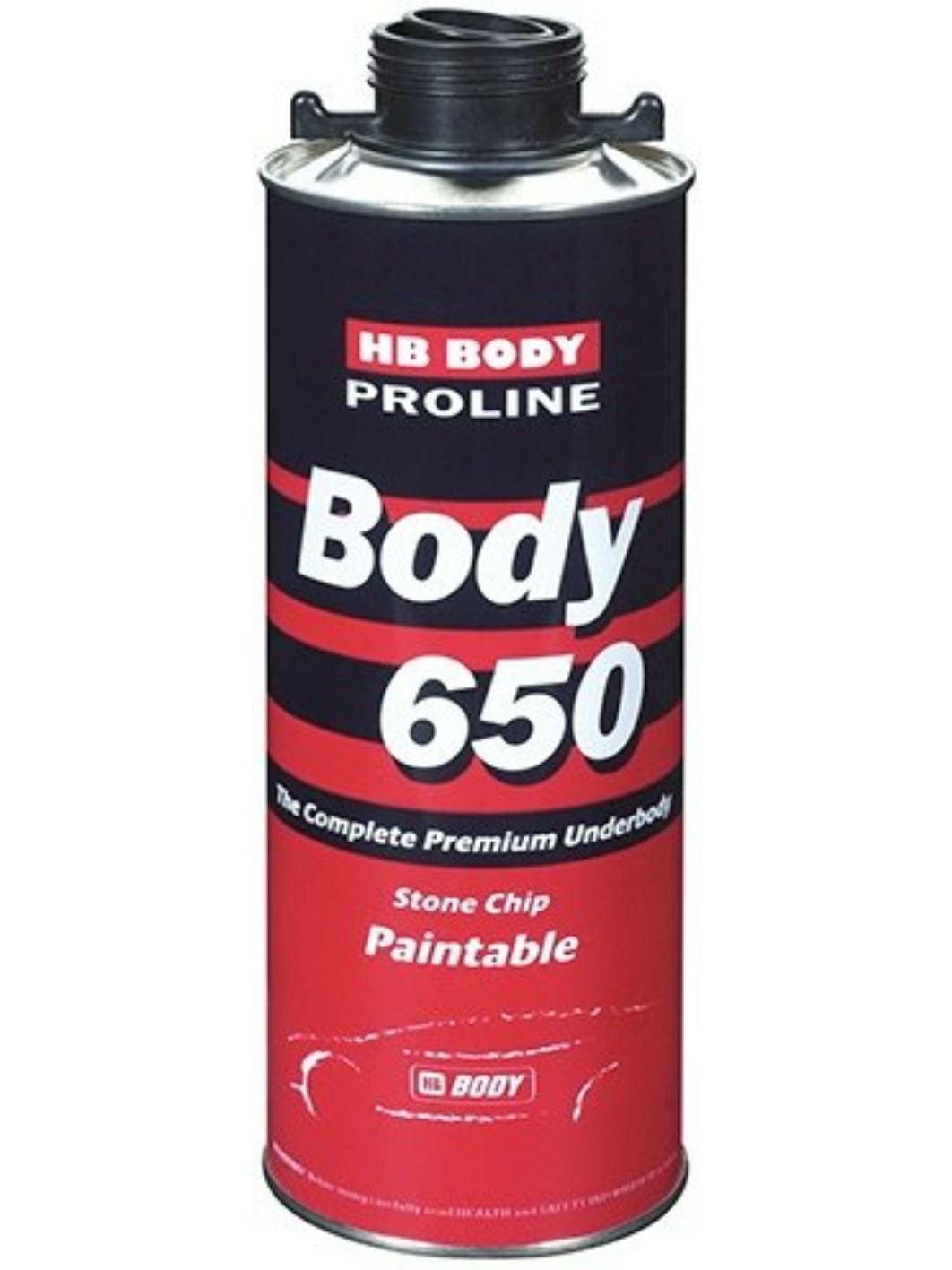 Антигравий HB BODY PROLINE 650 1кг черный под пистолет