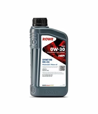 ROWE  HIGHTEC SYNT RS SAE 0W30 HC-C2 1L полусинтетическое моторное масло
