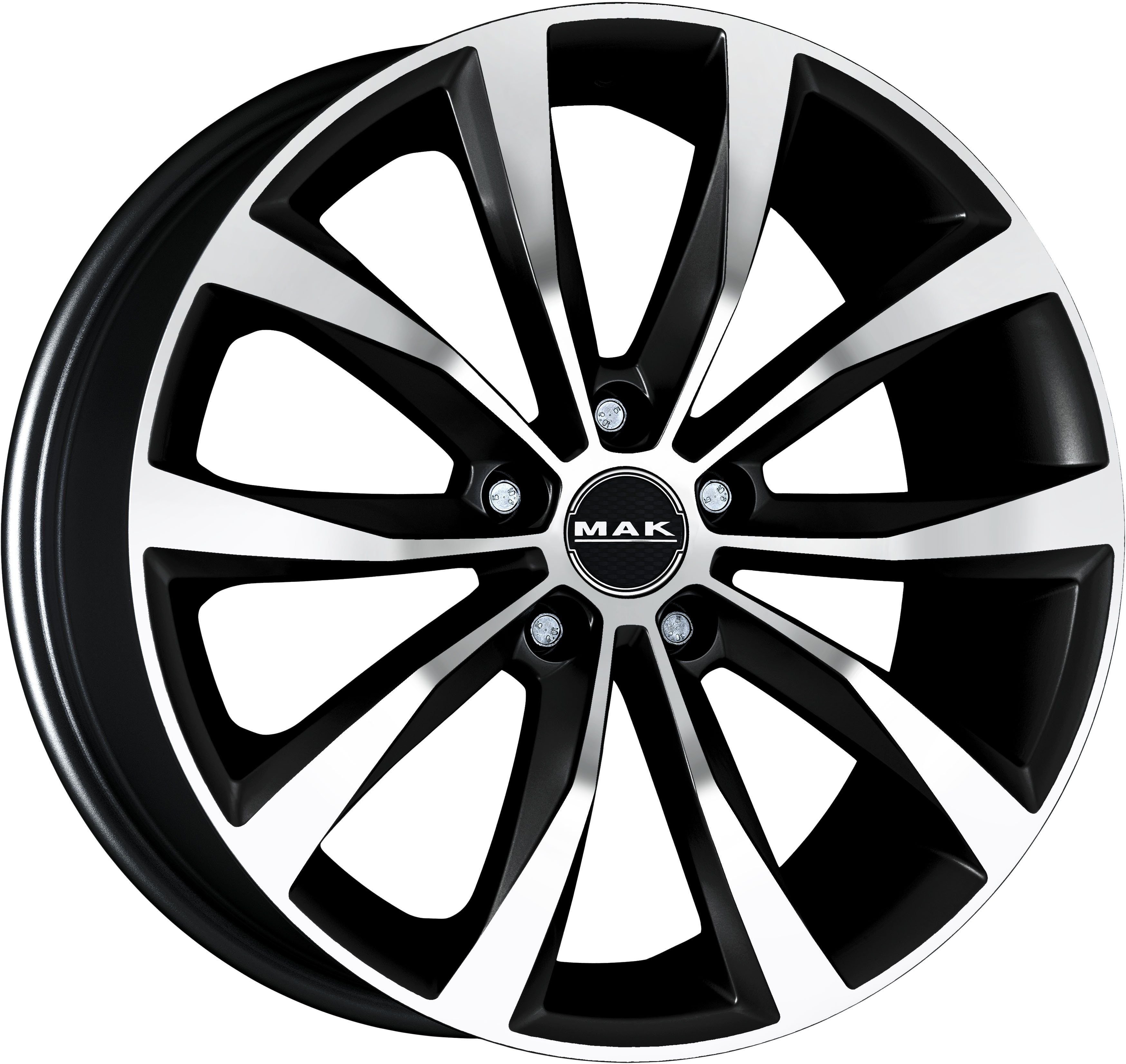 MAK Wolf 6, 5x16 5/112 ET35 d-76 Black Mirror (F6560WFBM35W)