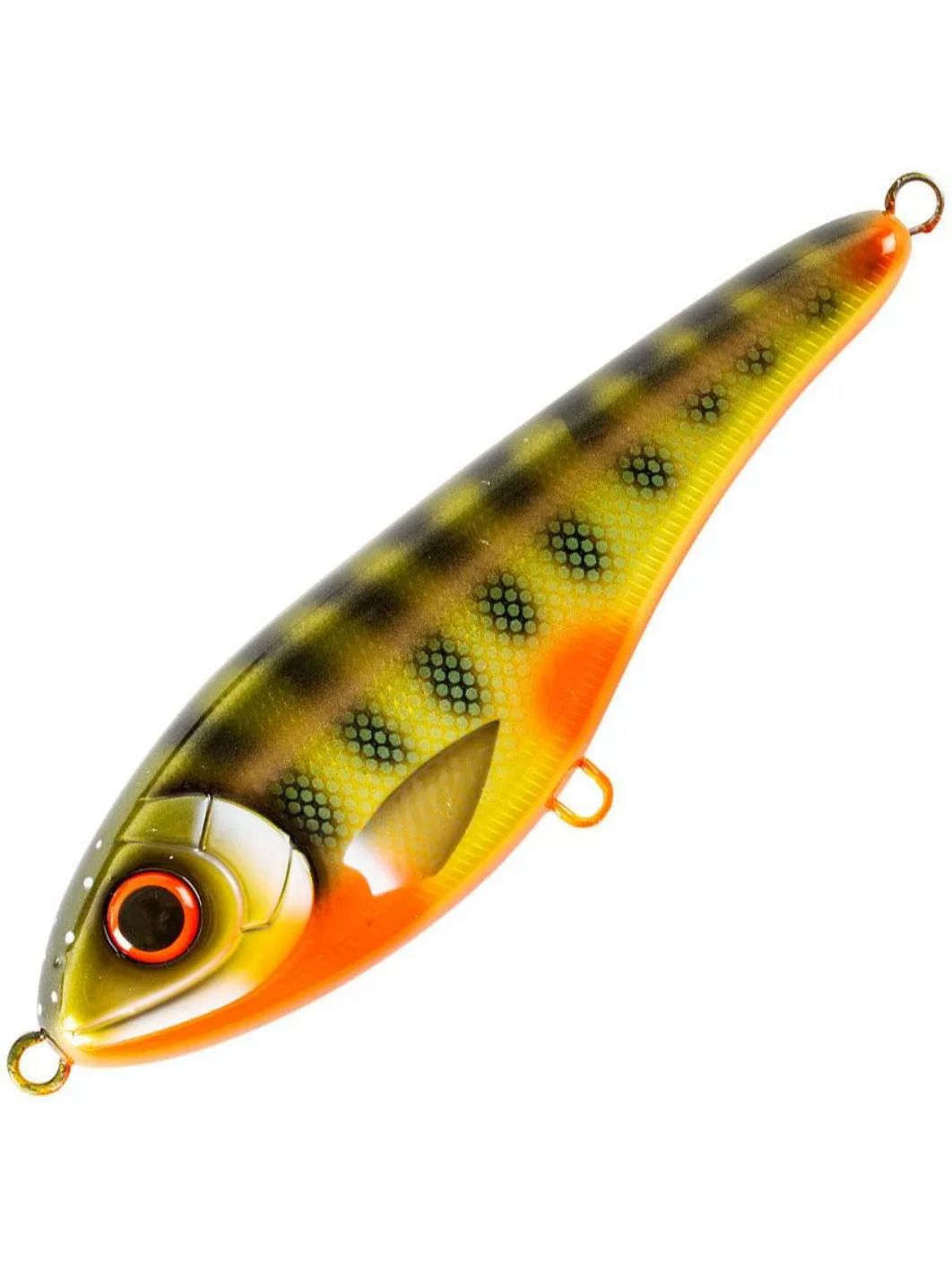 Воблер Джеркбейт Strike Pro Buster Jerk II Shallow Runner,  120 мм,  37 гр,  Загл. 0, 3м.-2, 0м.,  Медленно всплывающий,  цвет: C754F Elritsa,  (EG-049#C754F)