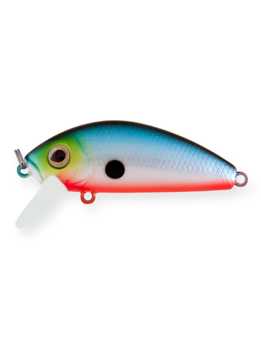 Воблер Минноу Strike Pro Mustang Minnow 45,  45 мм,  4, 5 гр,  Загл. 0, 2м.-0, 5м.,  Плавающий,  цвет: A05 Blue Milky,  (MG-002F#A05)