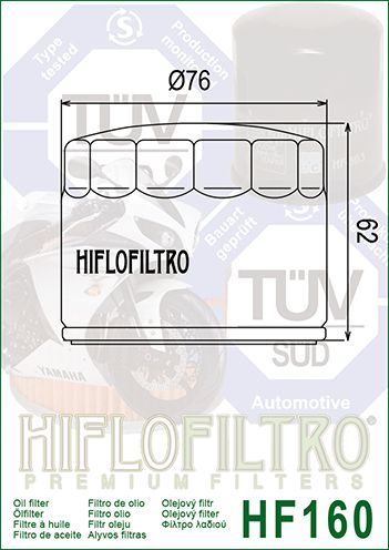 Фильтр масляный Hi-Flo HF160