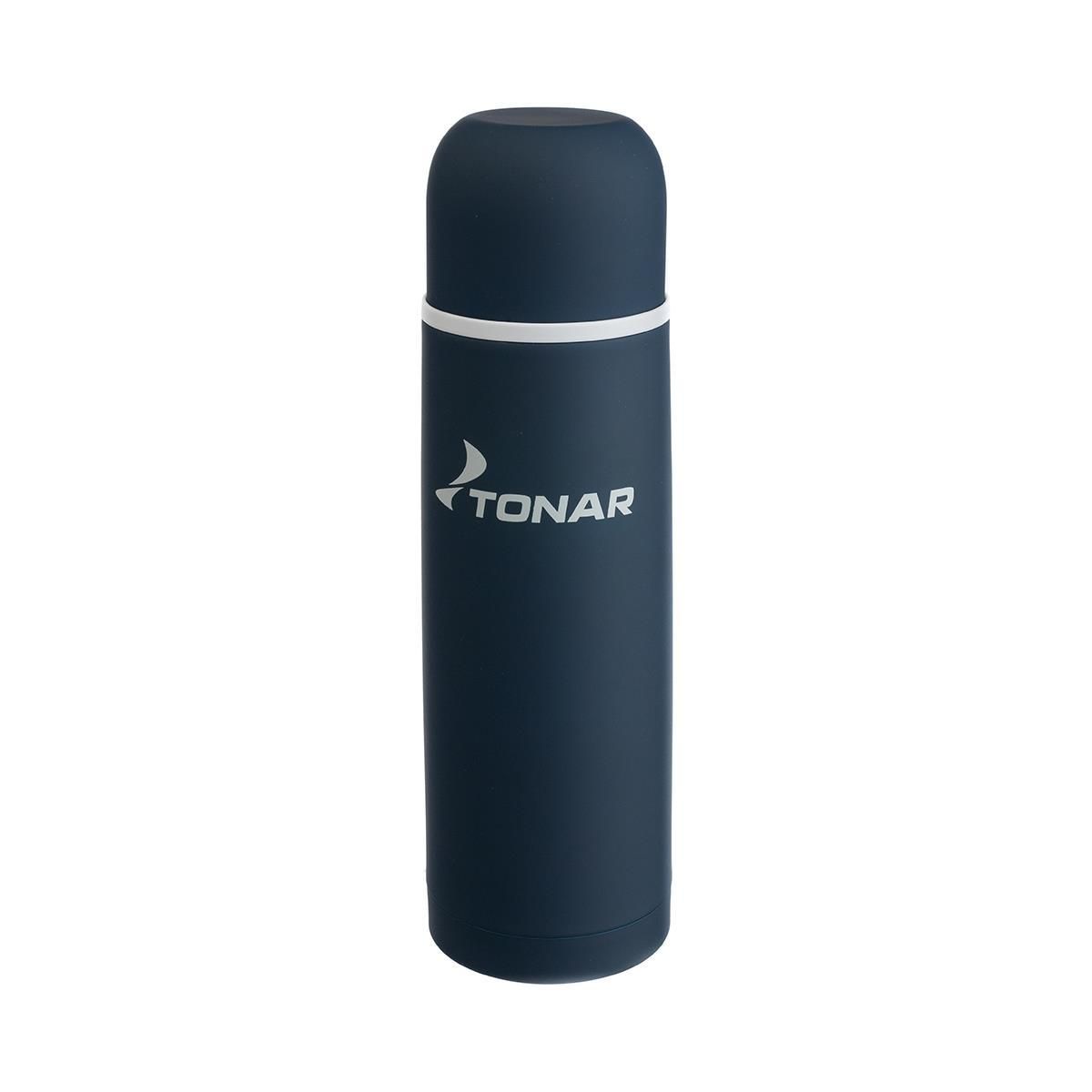 Термос TONAR 750 ML с ситечком (синий)