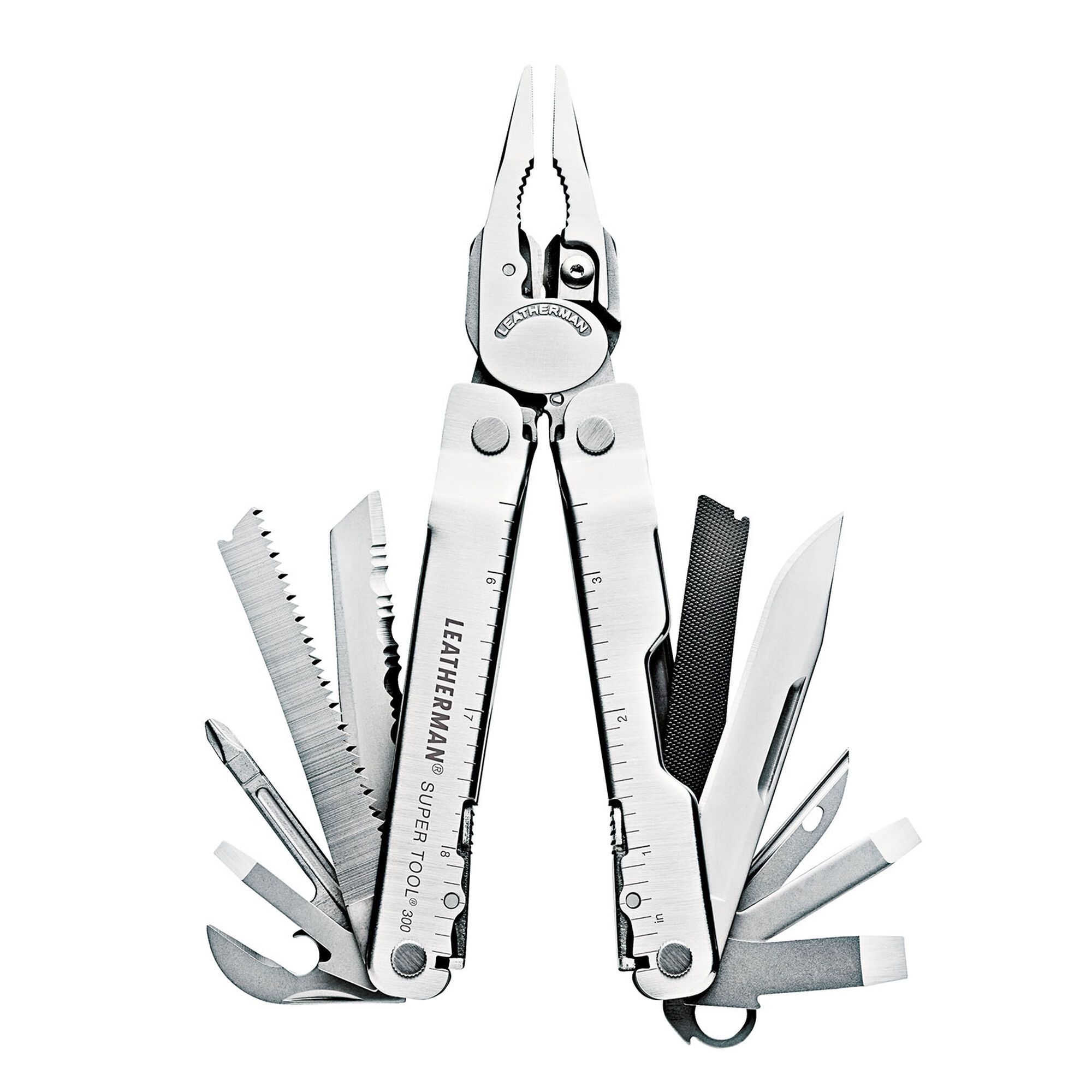 Мультитул LEATHERMAN Super Tool 300 Stainless 19 инстр.,  8, 1/11, 5 см,  чехол нейлон