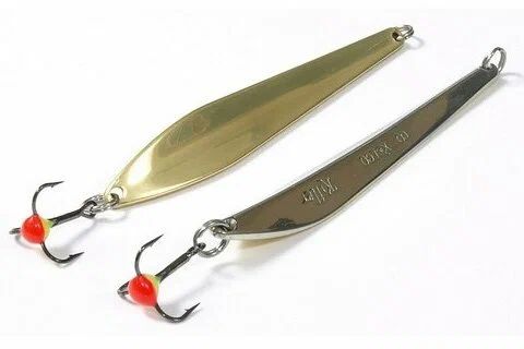 Блесна вертикальная ECOPRO Killer,  100мм,  15г,  S/G с мухой