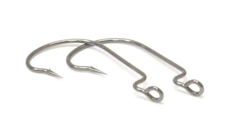 Крючок KOI "OFFSET WORM",  2/0 (INT),  цвет BN,  (10 шт.)