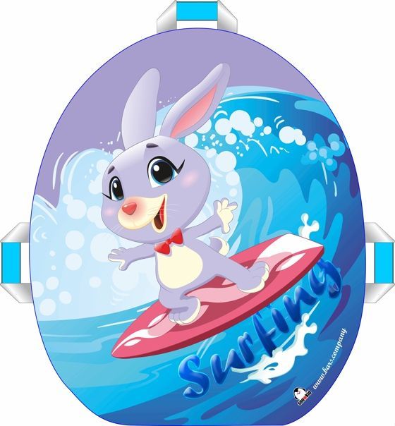 Ледянка "Snowkid" 50см Surf заяц