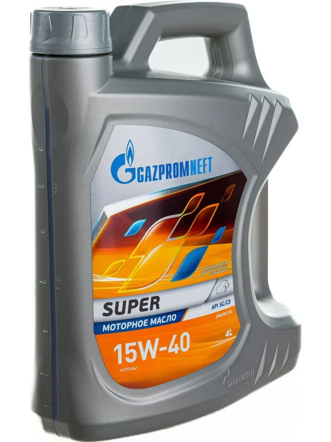 ГАЗПРОМНЕФТЬ 15w40 Супер 4л минеральное моторное масло
