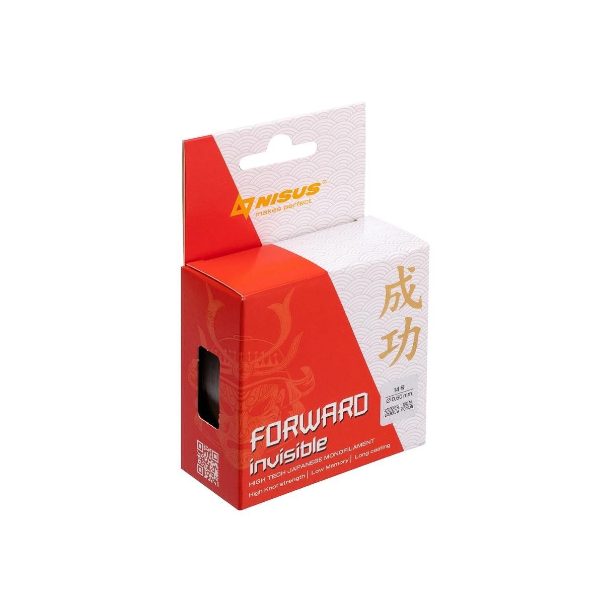 Леска FORWARD Invisible 0,261mm/300m Nylon Transparent Nisus 