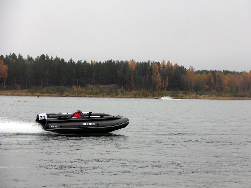 Лодка ALTAIR HD-380 ФБ серая