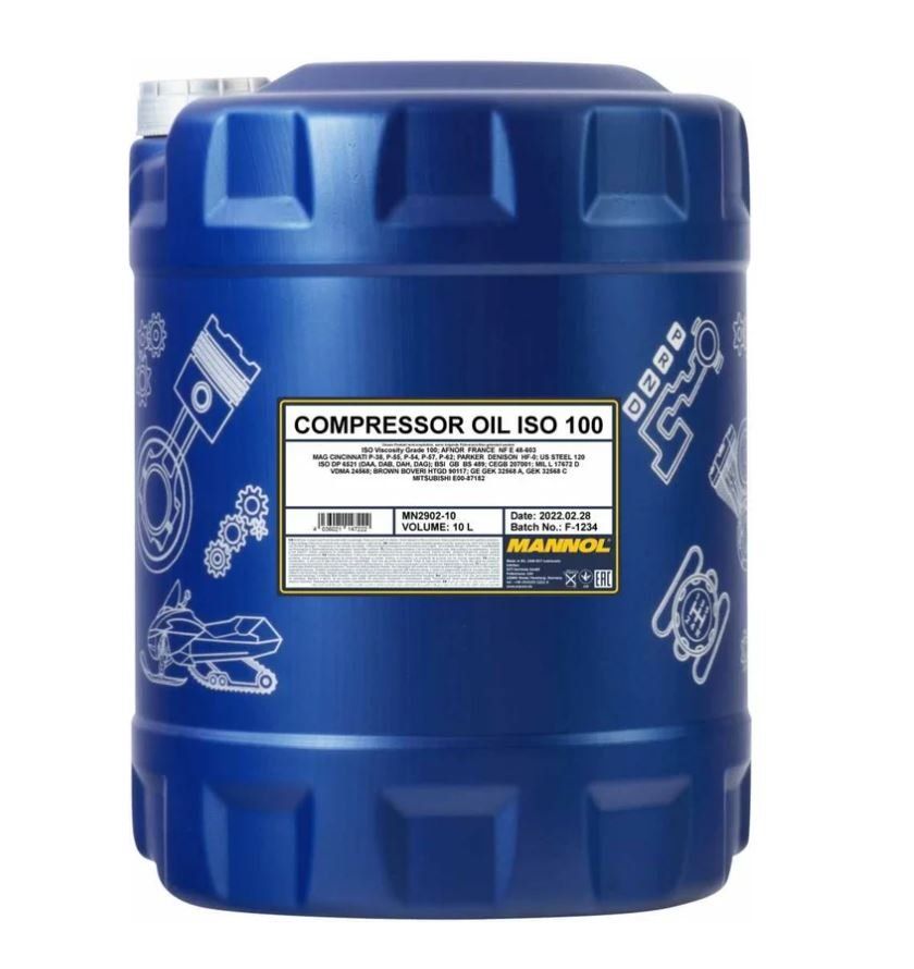 MANNOL Compressor Oil ISO 100 2902 10л компрессорное масло