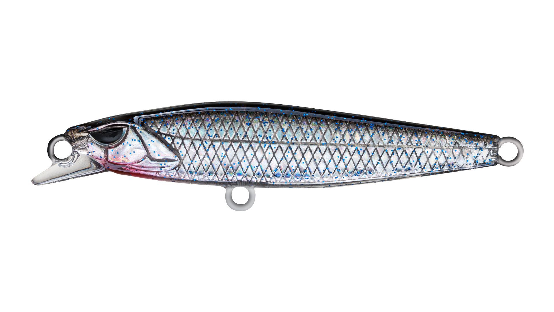 Воблер Минноу Strike Pro Scud Minnow 60S (Lipslide 60),  60 мм,  13 гр,  Тонущий,  цвет: SIN059V Blackback Sequins,  (EG-241#SIN059V)