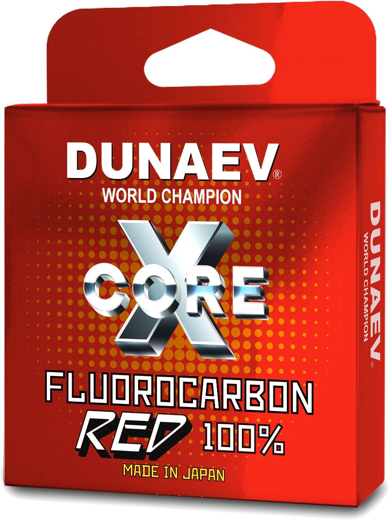 Леска Dunaev Fluorocarbon RED 0.128мм/1.21 кг. 100м 