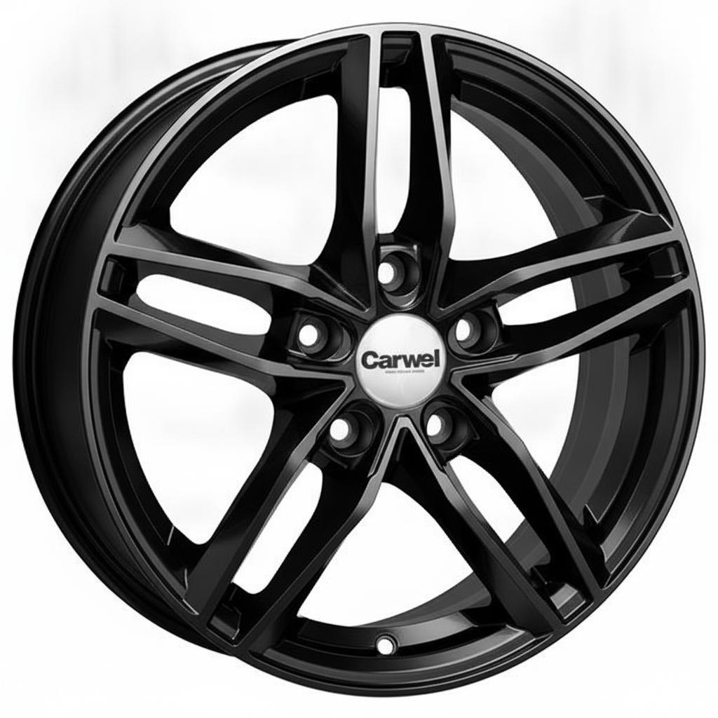 Диск л.Р16 6.5/5*100 CARWEL Тау 131 d57.1 ET43 BK 143352 КОМПЛЕКТ 4ШТ