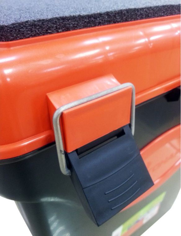 Ящик зимний "FishBox" односекционный (10л) оранжевый Helios