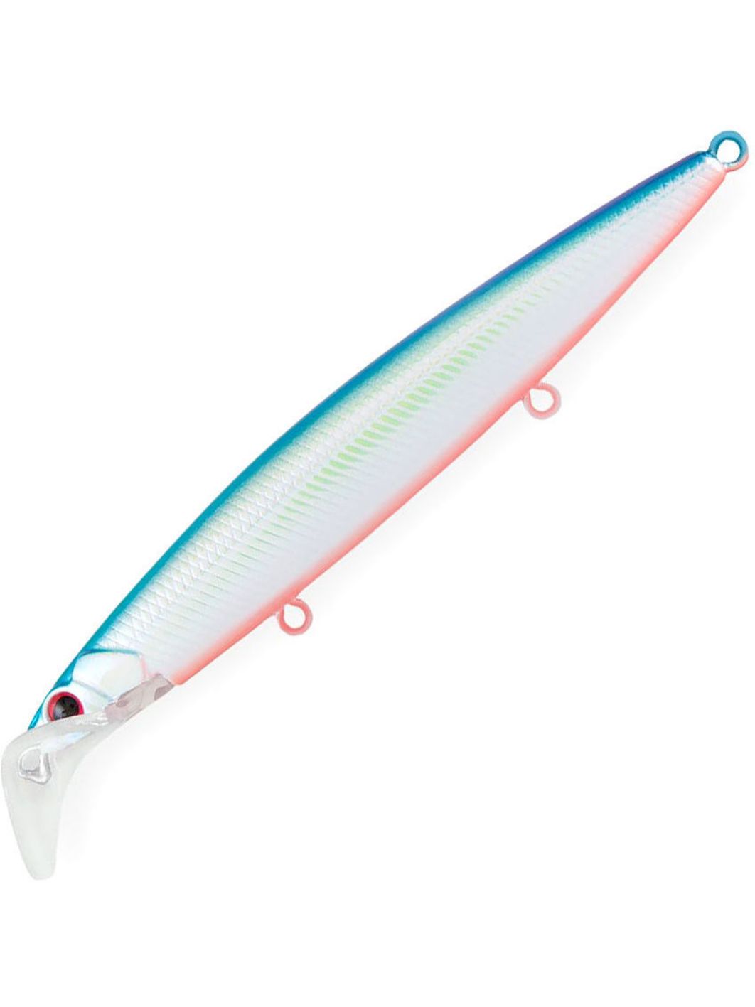 Воблер Минноу Strike Pro Scooter Minnow 110F,  110 мм,  11, 8 гр,  Загл. 1, 5м.-2, 5м.,  Плавающий,  цвет: R114OB Pearl,  (EG-186F#R114OB)