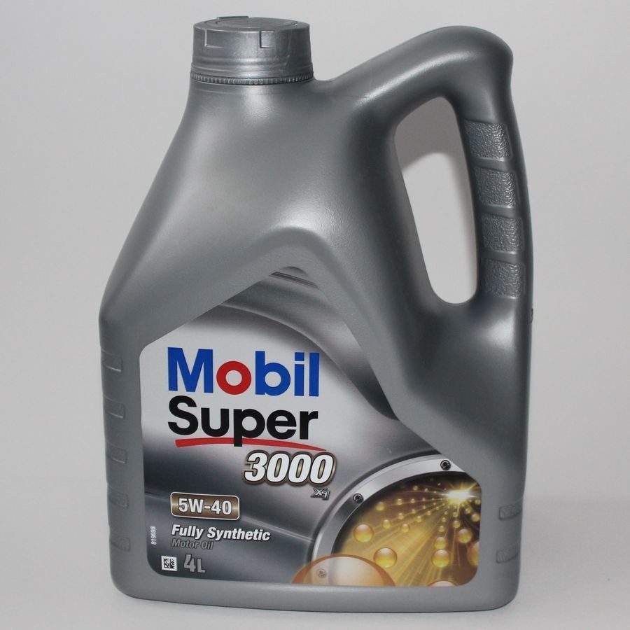 MOBIL 5W40 SUPER 3000 4L синтетическое моторное масло