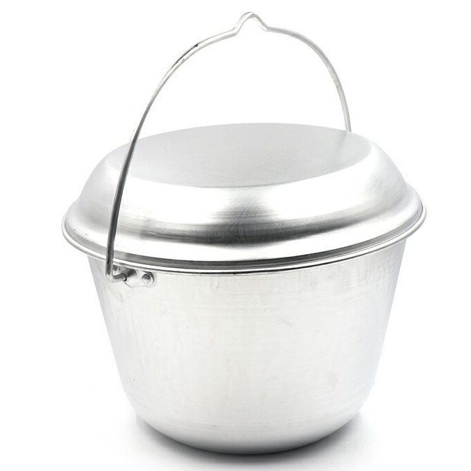 Котелок костровой "СЛЕДОПЫТ",  4, 5 л конический