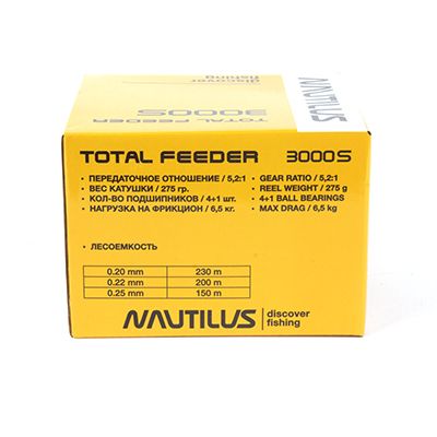 Катушка Nautilus Total Feeder NTF3000S