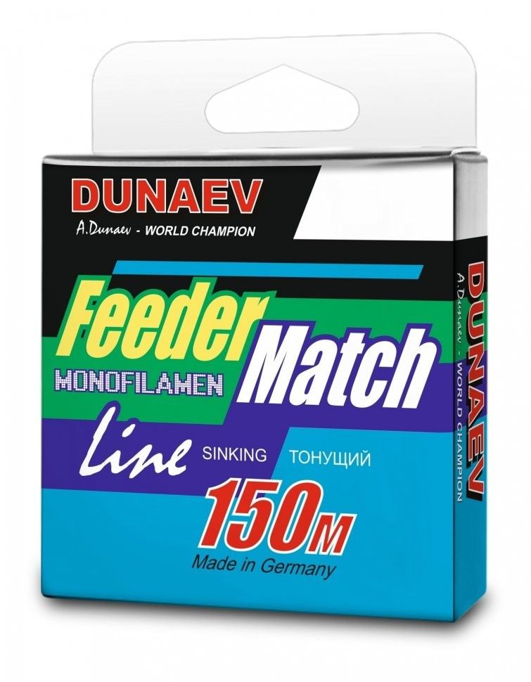 Леска Dunaev Feeder-Match Sinking Black 0.32мм 150м
