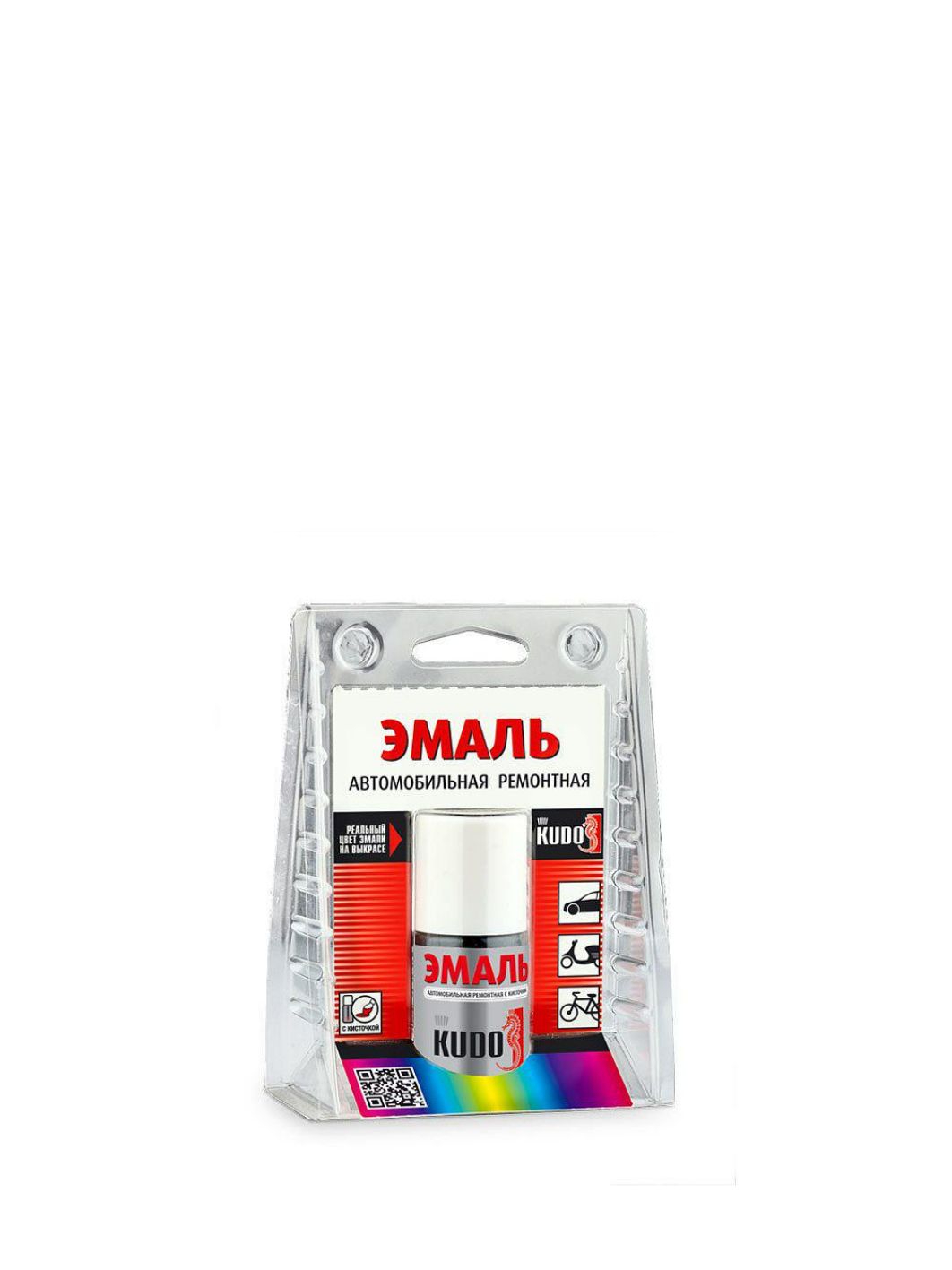 Эмаль автомобильная с кисточкой KU-70601 Черный 601 15мл