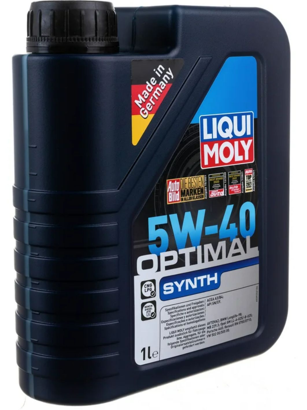 LIQUI MOLY "Optimal Synth" 5W40 1L синтетическое моторное масло 3925