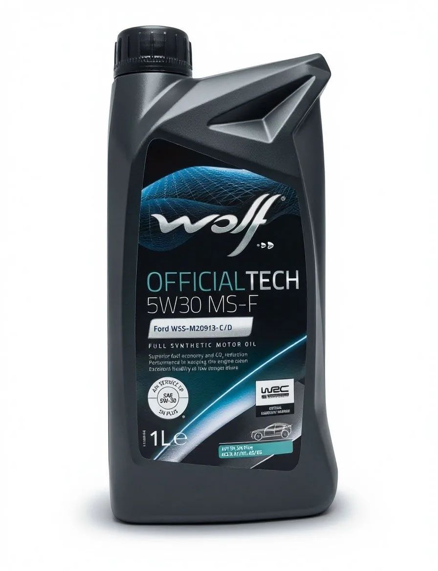 WOLF OFFICIALTECH 5W30 MS-F 1л синтетическое моторное масло