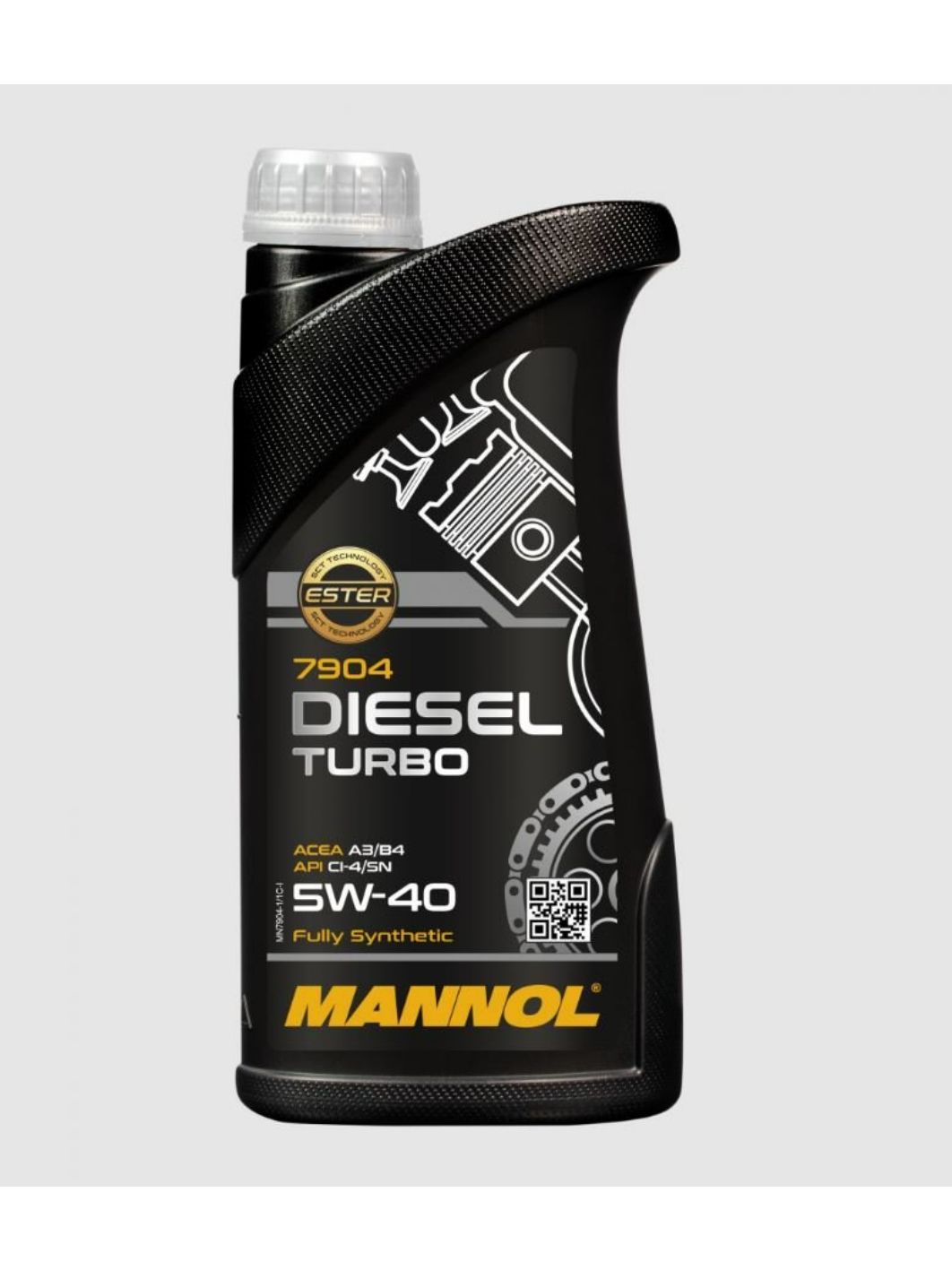 MANNOL Diesel Turbo 5W40 7904 1л синтетическое моторное масло