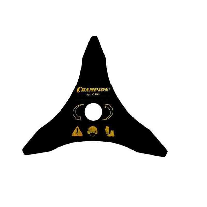 нож для мотокос 3-х лопастной ø230*25.4мм тип "b" champion c5102
