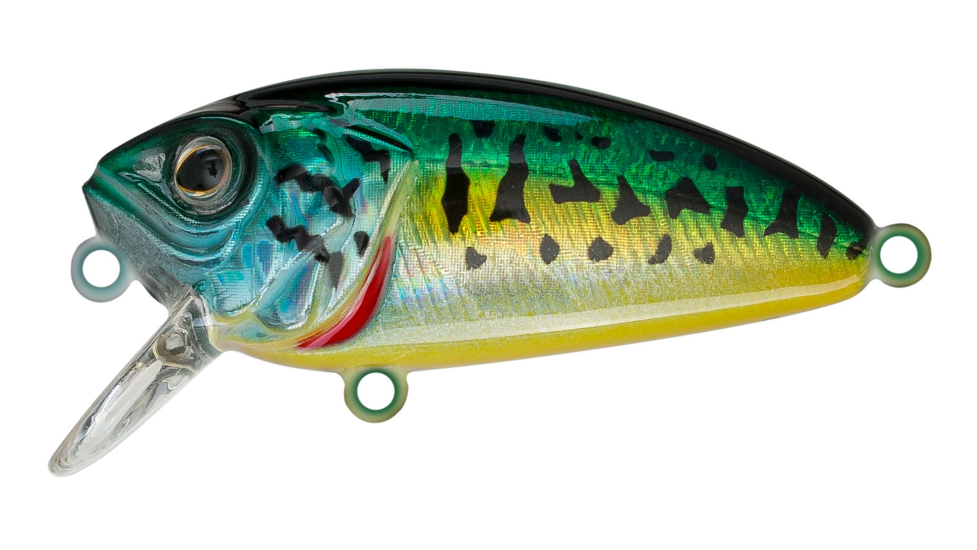 Воблер Крэнк Strike Pro Stumpy Fly 40,  42 мм,  4, 5 гр,  Загл. 0, 1м.-0, 3м.,  Плавающий,  цвет: 945V Venom Perch,  (EG-134#945V)